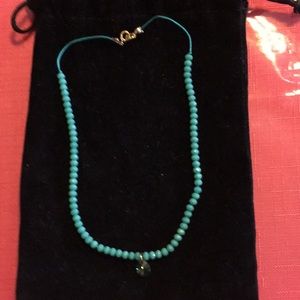 Necklace, cristal Swarovski,  Gold plate.